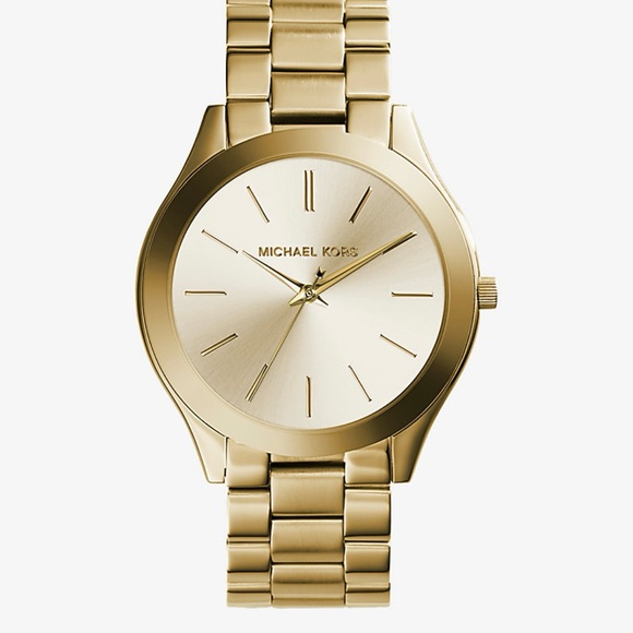 Michael Kors Accessories - Michael Kors Gold-Tone Bracelet Watch